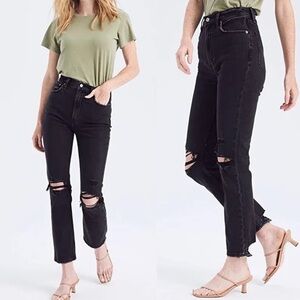 Abercrombie & Fitch The Ankle Straight Ultra High Rise Straight Jean Size 26/2 R